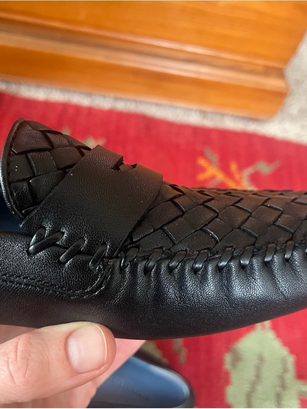 Robert Zur Women’s Loafer size 12 Petra Black Leather - Picture 12 of 13
